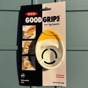 NWT Oxo Good Grips 3-in-1 Egg Separator Dishwasher Safe